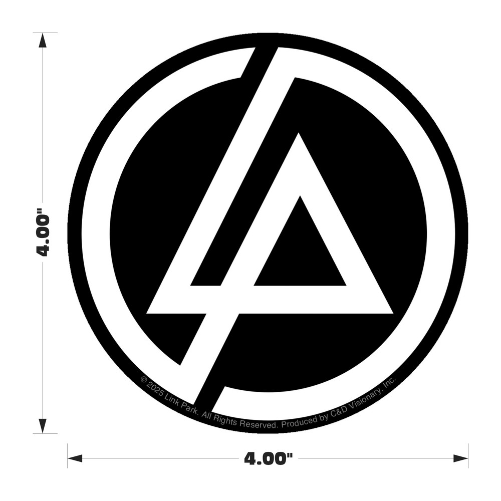 Sticker – Linkin Park Round Logo 2000s Alternative Rock Nu Metal Music Band