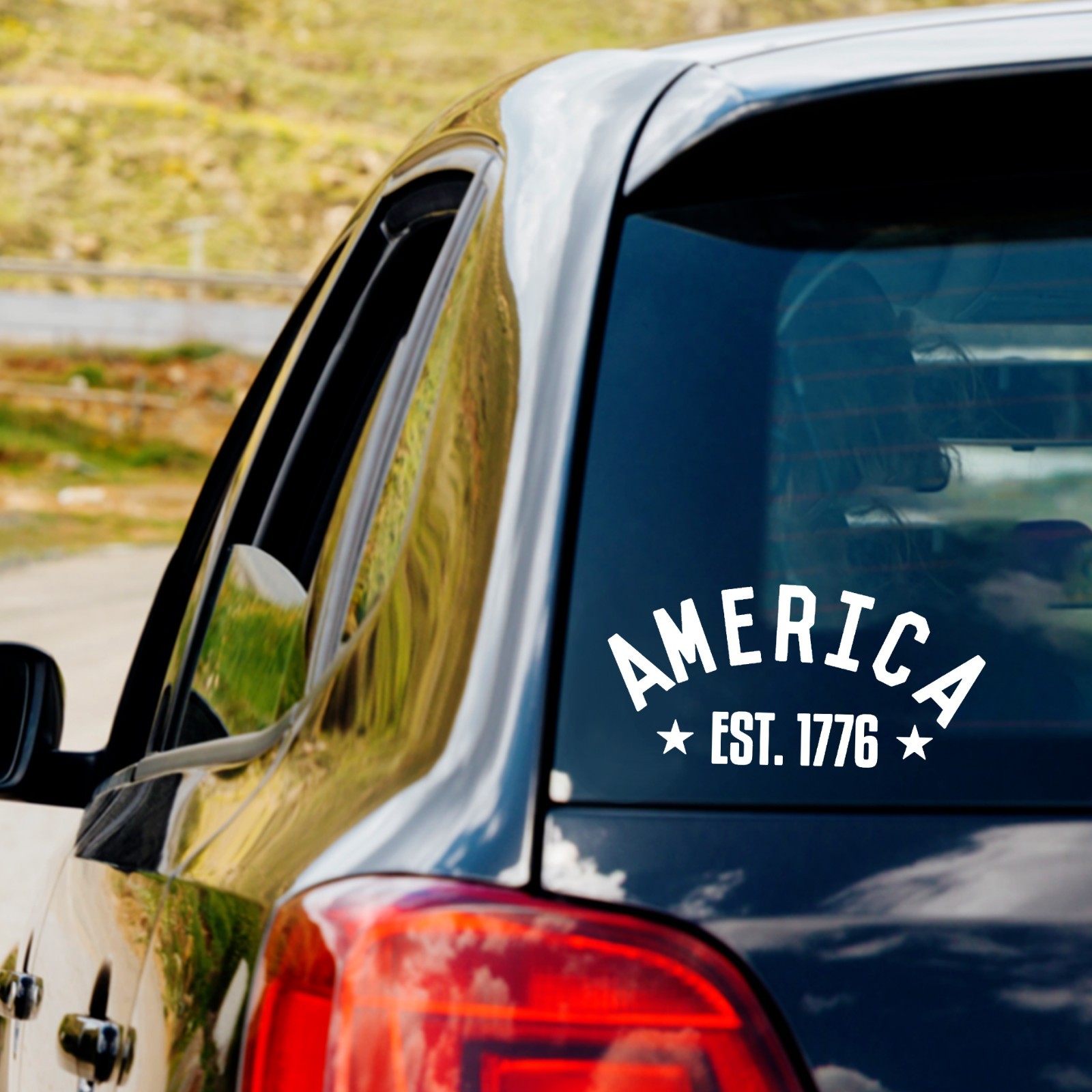 America Est. 1776 Vinyl Decal Sticker Car Truck Window Laptop Patriotic USA