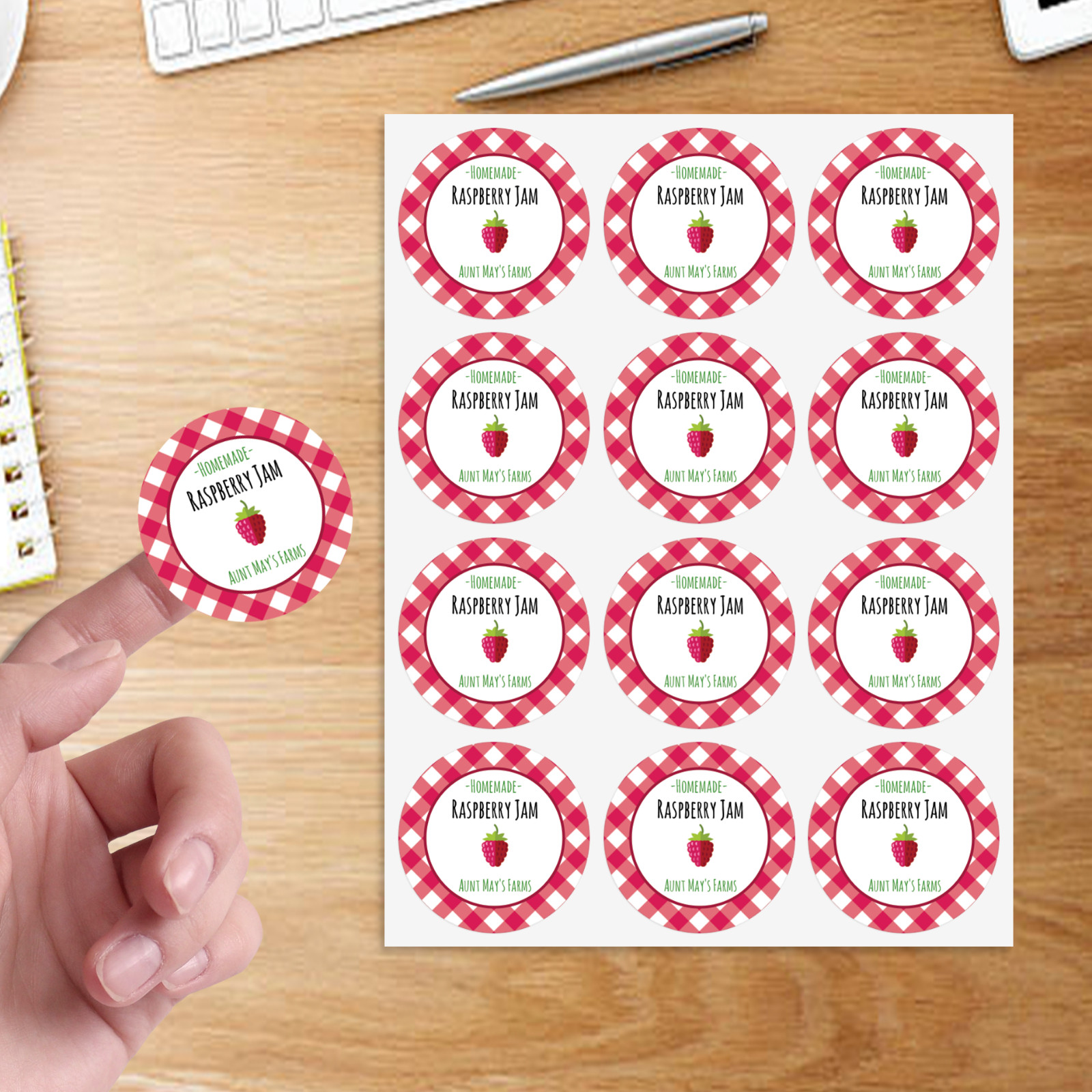 Custom circle stickers | Product Labels | Logo Stickers | Free Shipping