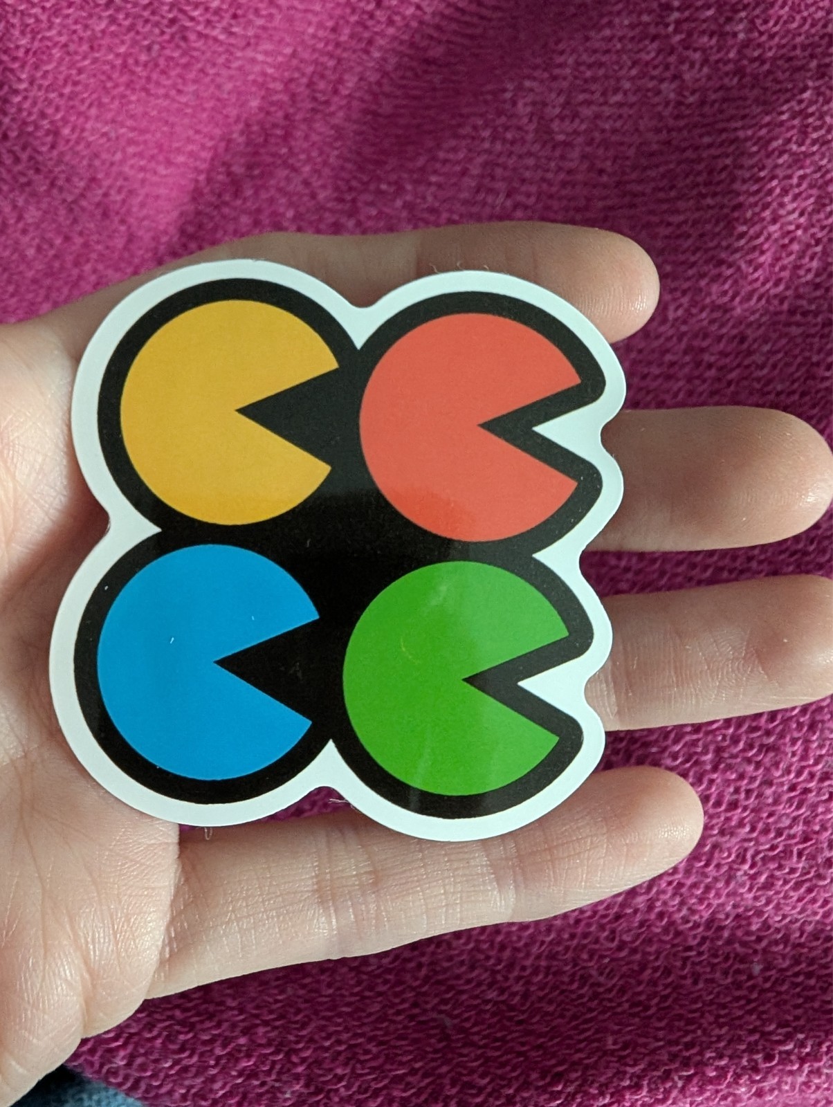 Pac-Man Sticker – Retro Arcade, Video Game, Blinky, Ghost, Pinky, Clyde