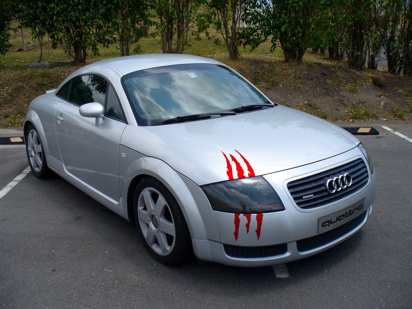 Claw Marks Headlight Decal Available in Twelve Colors!. Genuine ViaVinyl Bran…