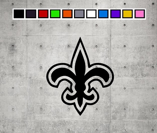 Saints LOGO Vinyl Decal Sticker Emblem Car Truck Window 4" 6" 8"