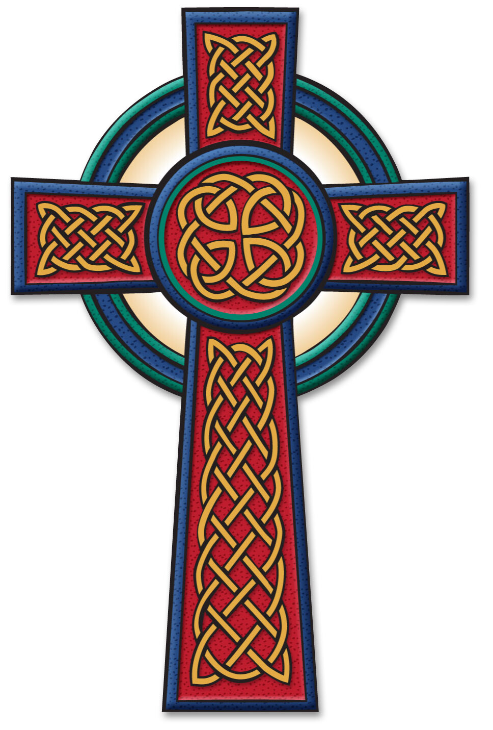 Celtic Passion Cross Ireland Irish Decal Sticker