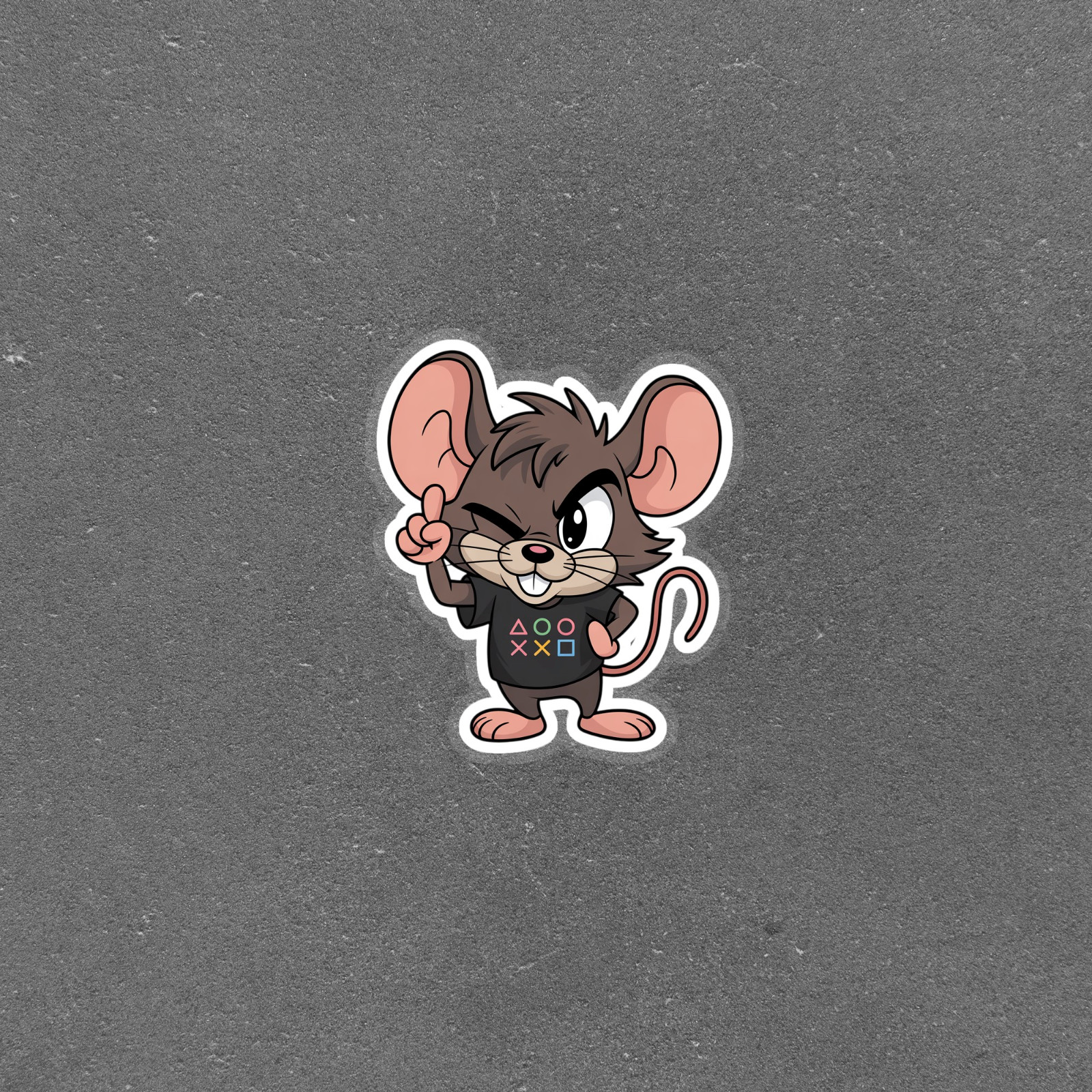 Cute Gaming Mouse Vinyl Sticker Decal for Laptops and Devices #6432