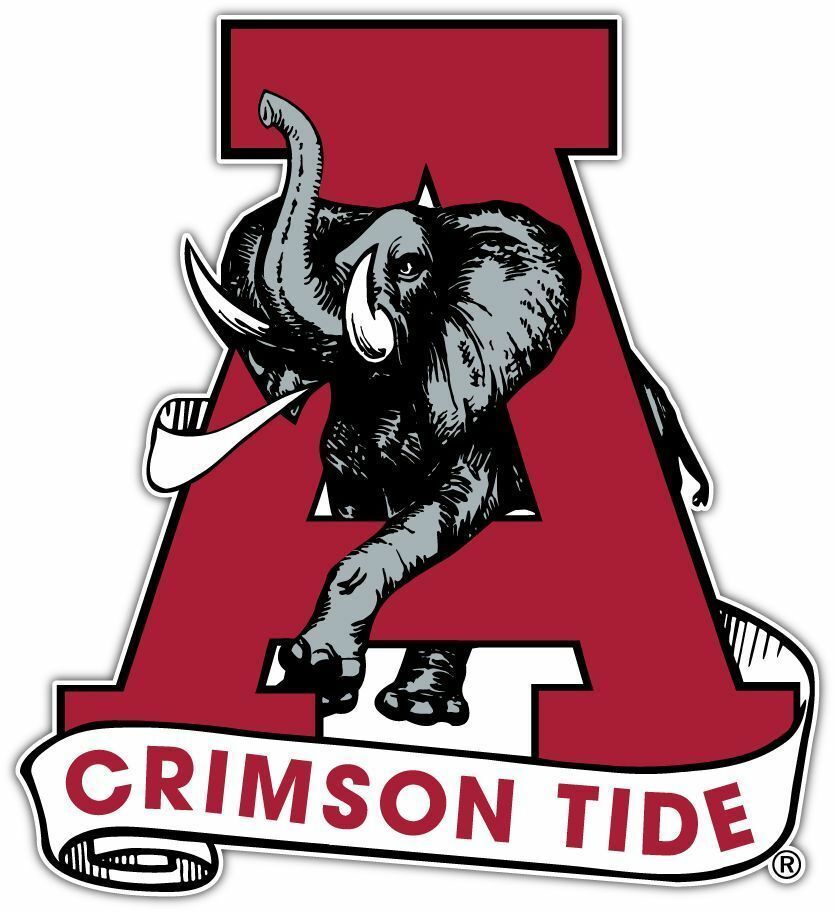 Alabama Crimson Tide NCAA College Football Logo Southeastern vinyl sticker decal