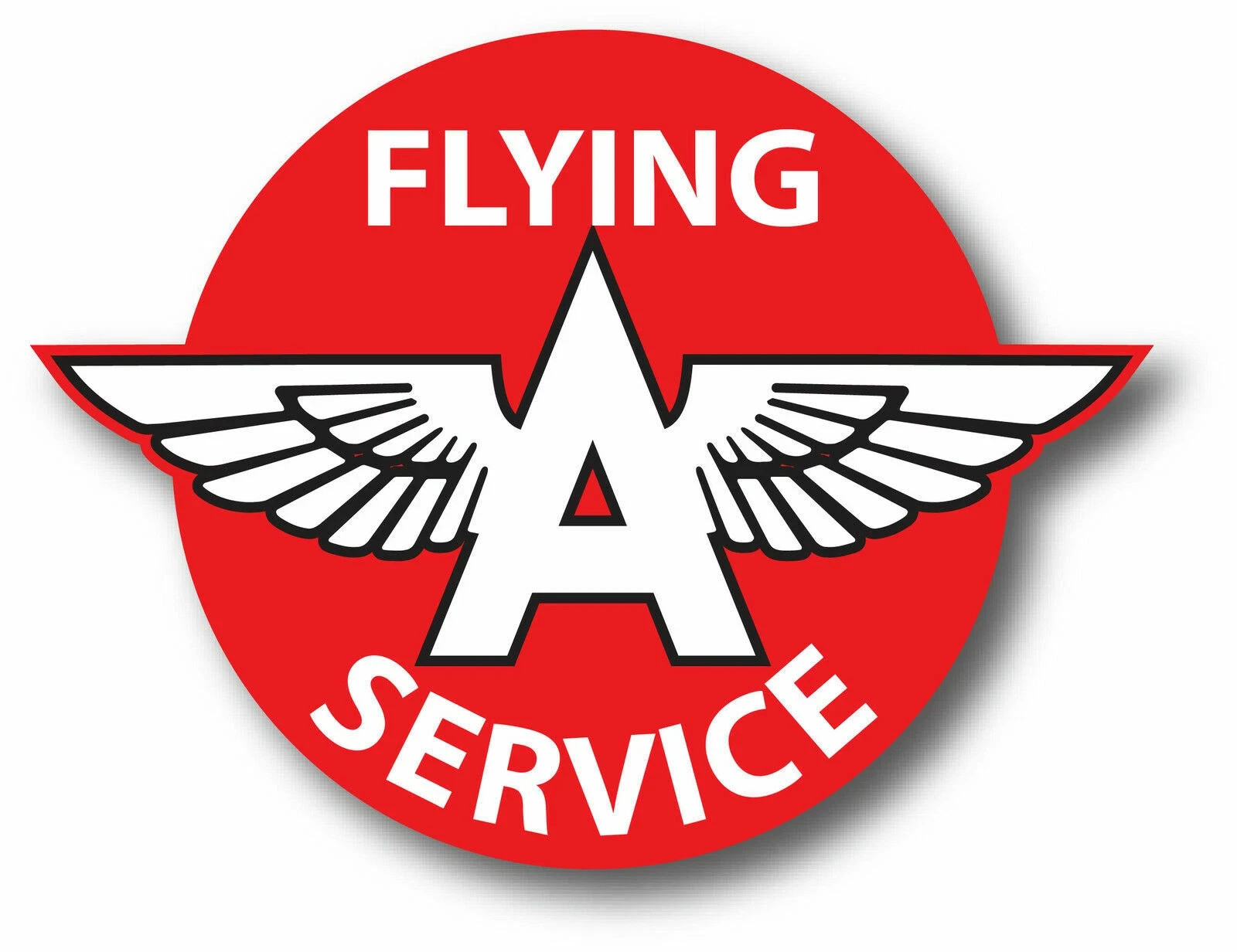 FLYING A OIL GAS DECAL STICKER 3M VINYL USA MADE TRUCK VEHICLE WINDOW WALL CAR