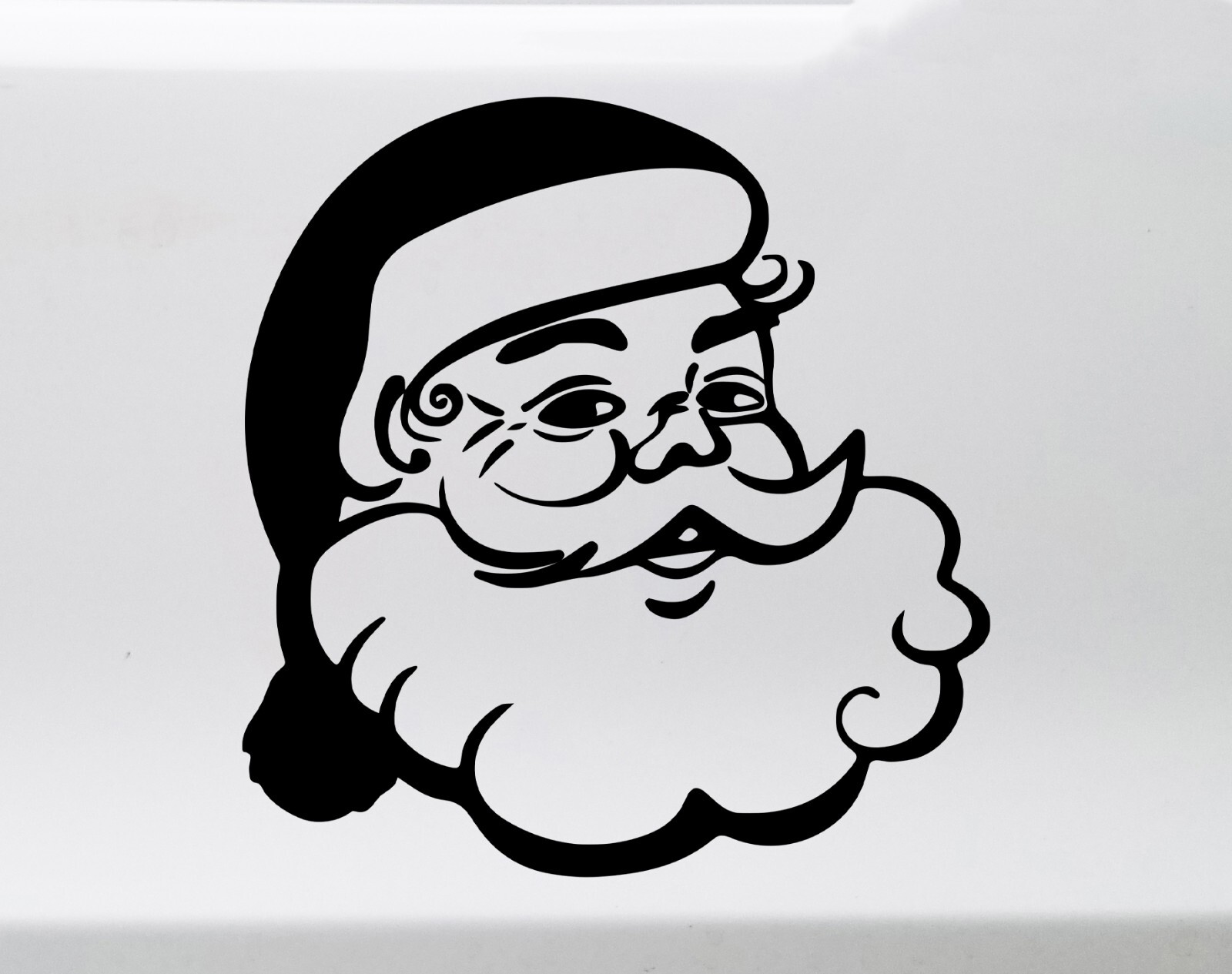 Santa Claus Vinyl Decal V2 | Christmas Holidays Saint Nick | Die Cut Sticker
