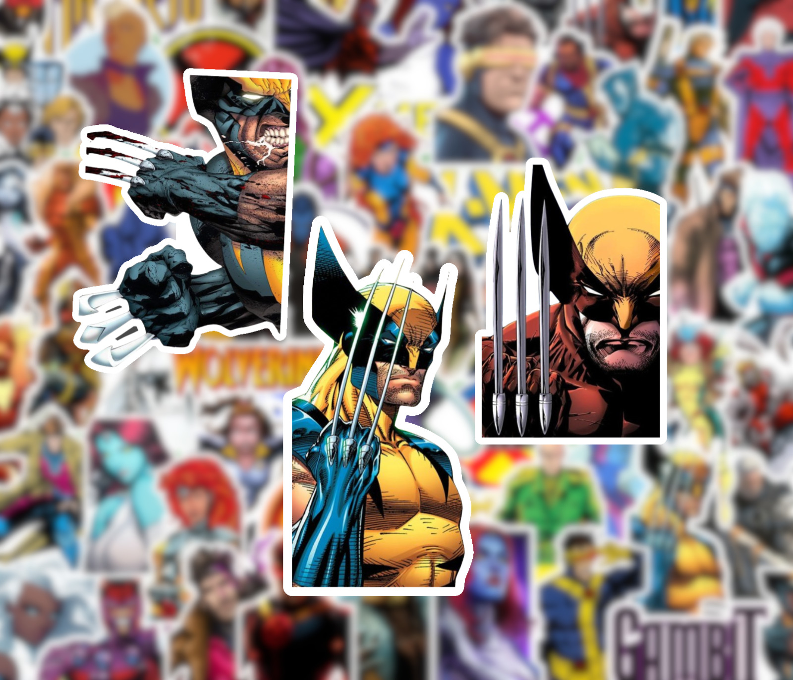 25/50 X-Men Sticker Pack – Waterproof Vinyl – Wolverine Magneto Xmen 97
