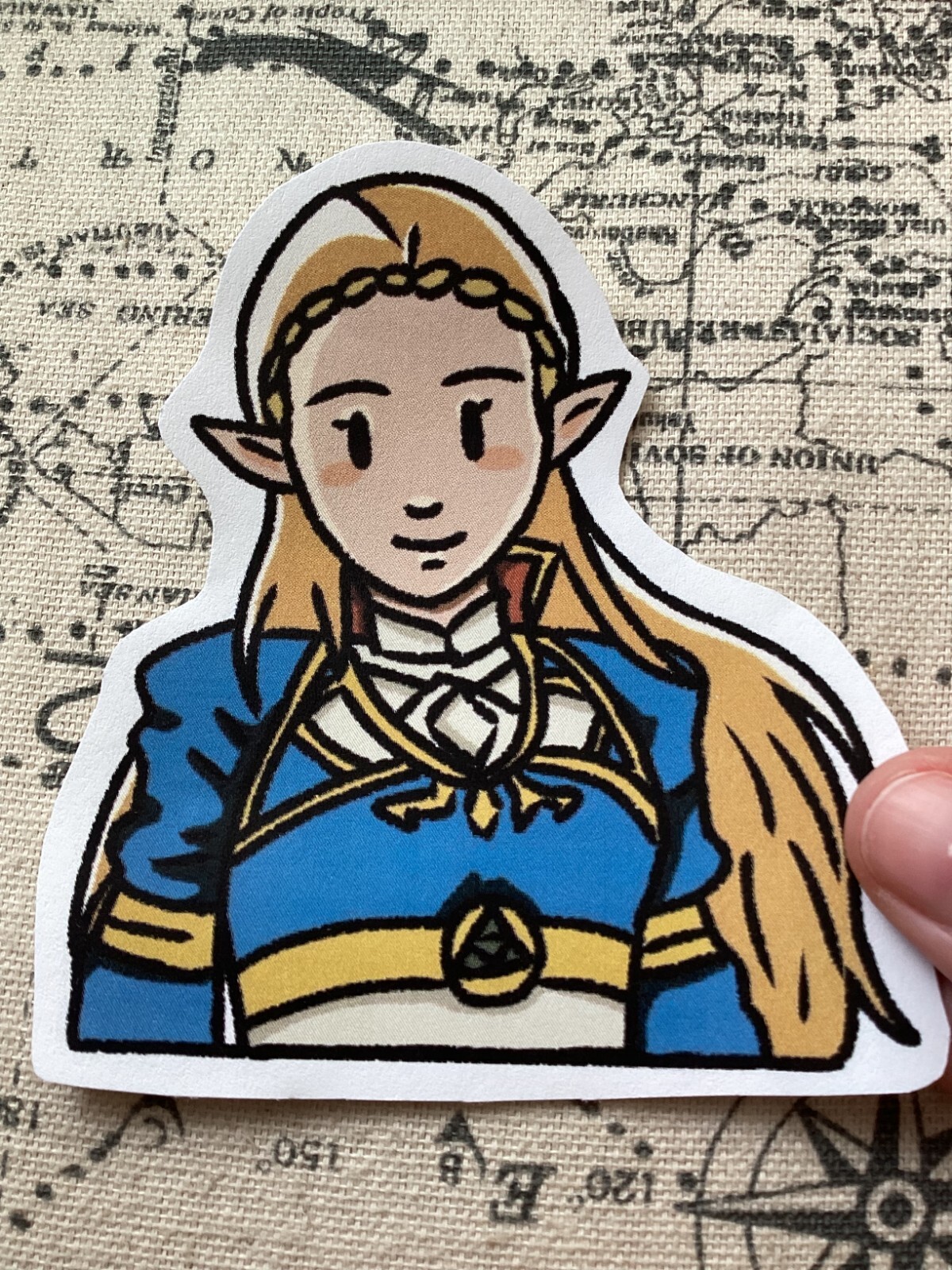Legend of Zelda Fan Art -TOTK Sticker Princes Zelda Sticker – Free Shipping