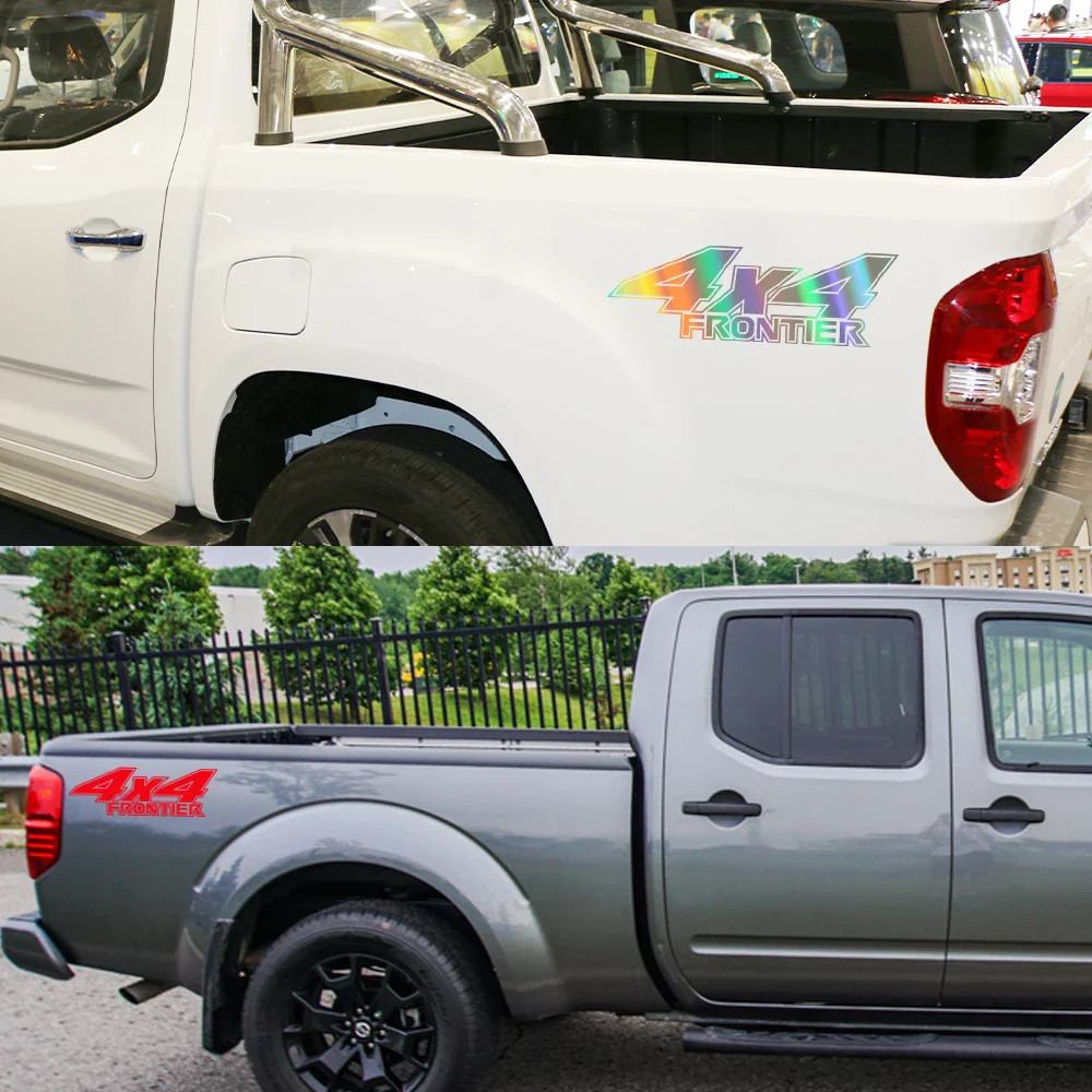 4×4 Rear Bed Side Decal for Nissan Frontier NP300 | Vinyl Truck Graphic Sticker