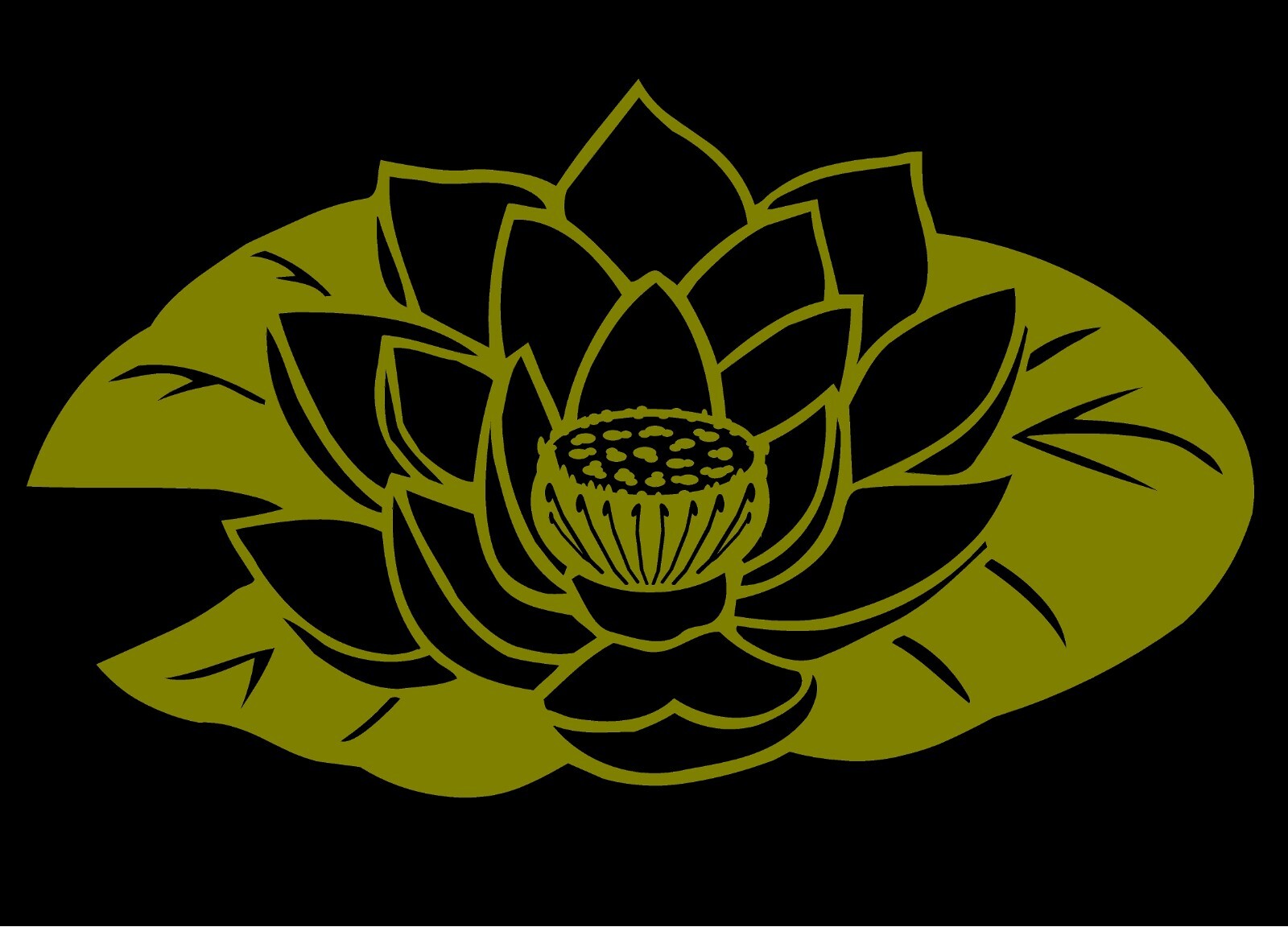 Lotus Flower Of Life Decal Style 2 vinyl car window sticker