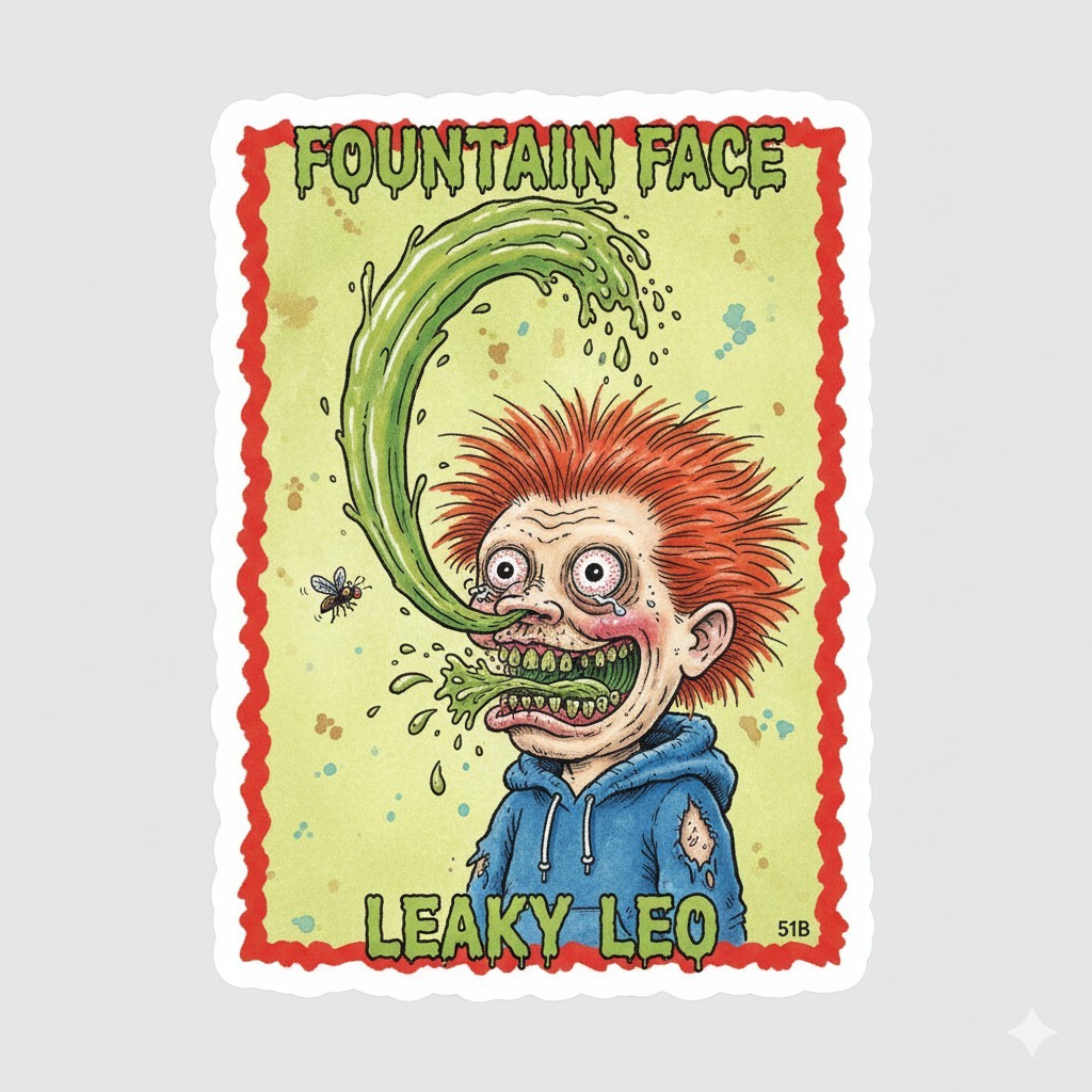 Garbage Pail Kids Stickers Decals Phone Laptop