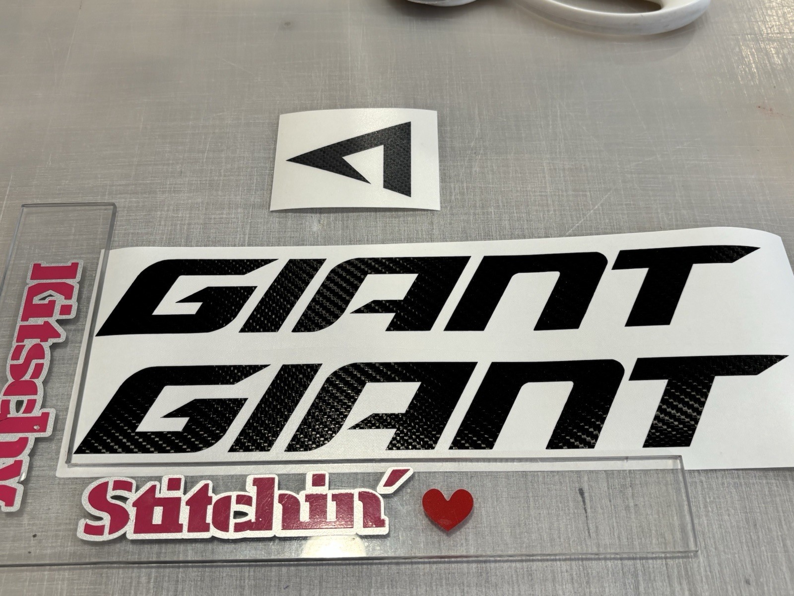 TWO Yamaha Vertical Die Cut Vinyl Decals Drums Motorcycle Banshee YZ Jet Ski ATV