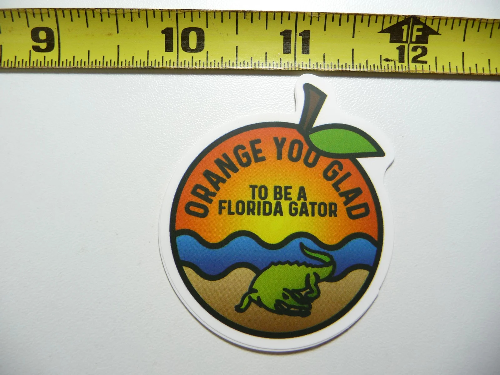FLORIDA GATOR FAN SMALL STICKER DECAL TOURISM TOURIST STATE VACATION LAPTOP