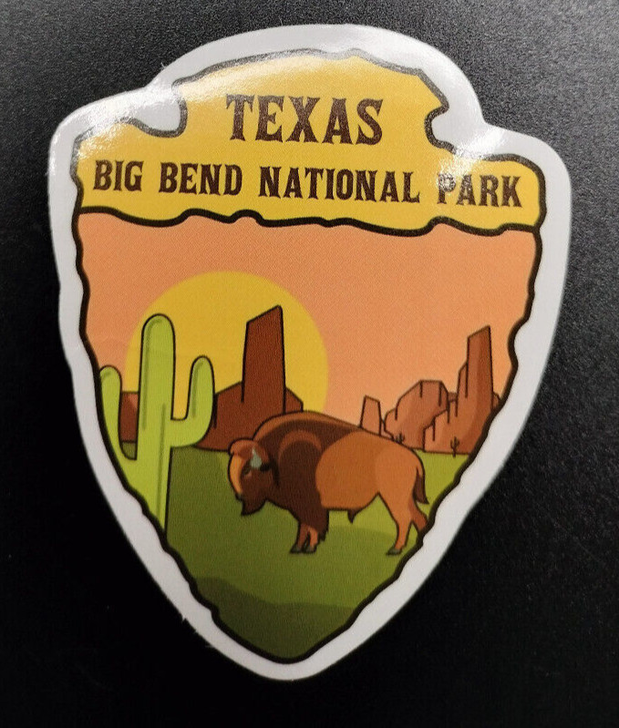 Big Bend National Park Texas Vinyl Decal Sticker for Tumblers Laptops