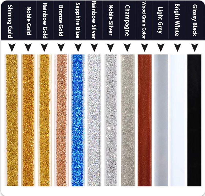 Ceramic Tile Mildewproof Gap Tape 7.5mm-15mmx6Meter Waterproof Seam Sticker