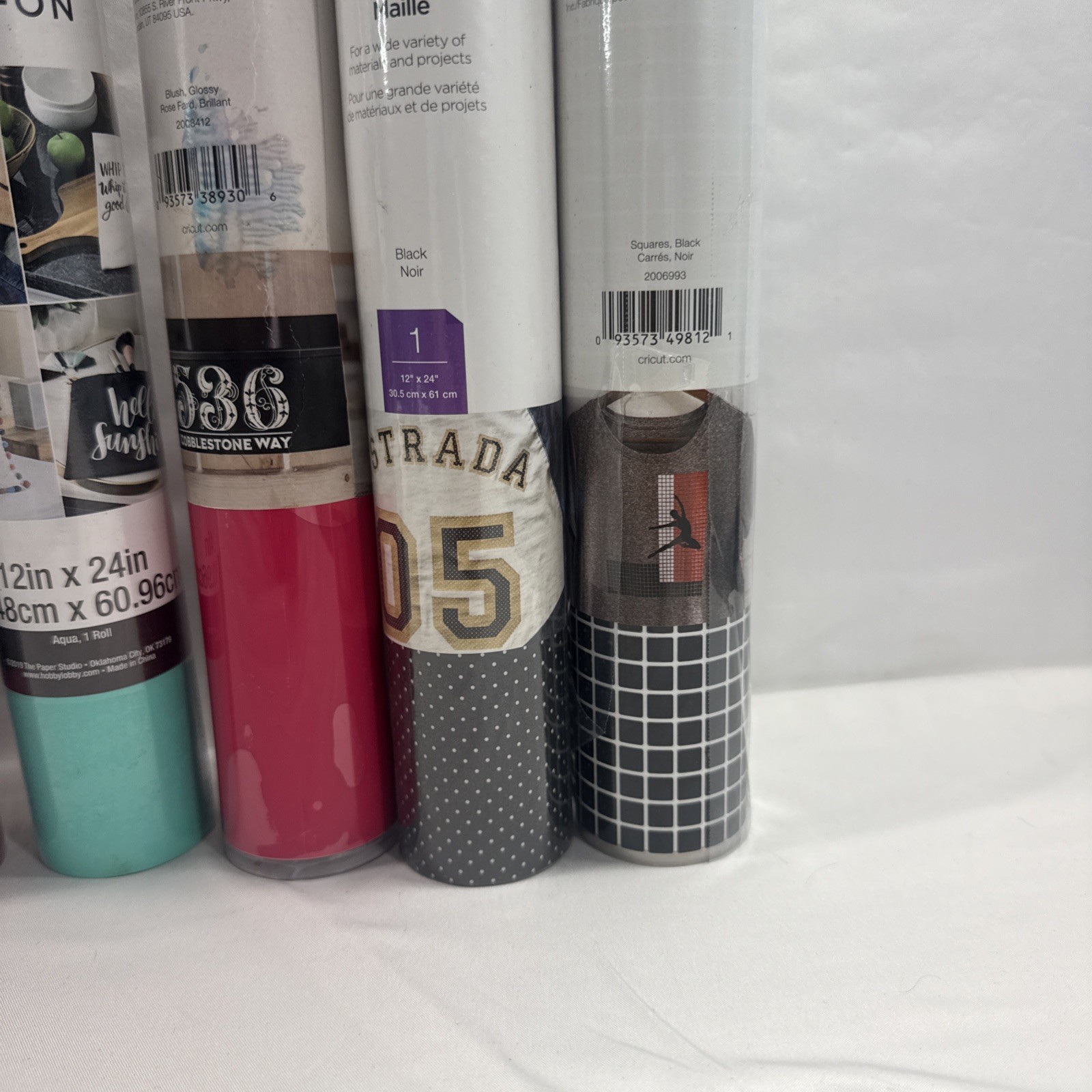 Cricut Premium Vinyl Roll Lot – Assorted Premium Vinyl Rolls, Multiple Rolls