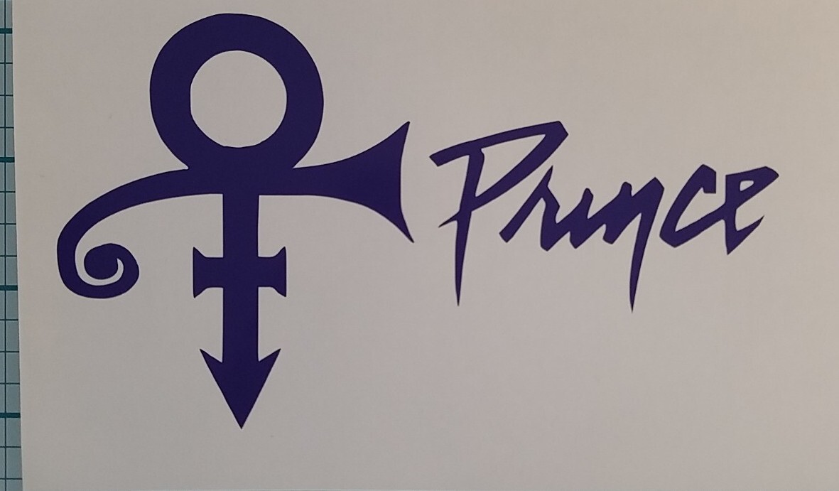 5.5" W Purple Vinyl Decal Sticker windows car truck laptops SUV
