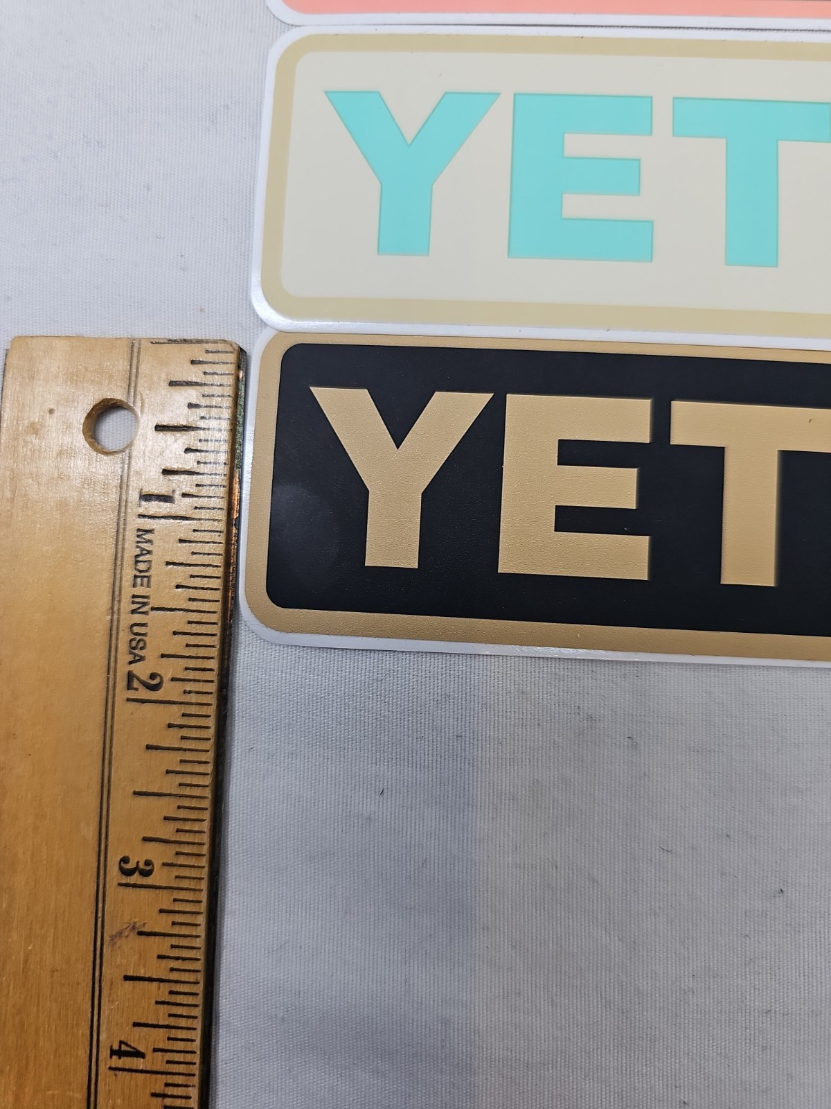 YETI Authentic Stickers Swag New Decals Your choice of colors ~4" x2 "