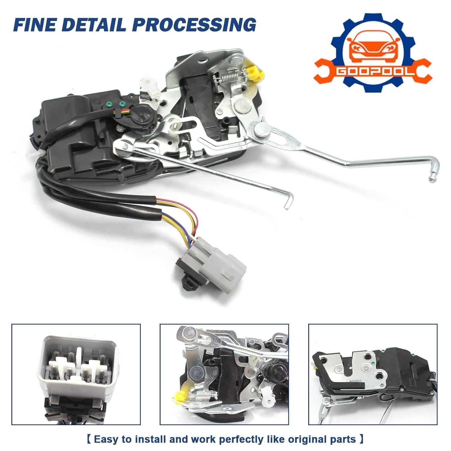 Door Lock Latch Actuator Assembly Compatible with 1998-2004 Tacoma Left