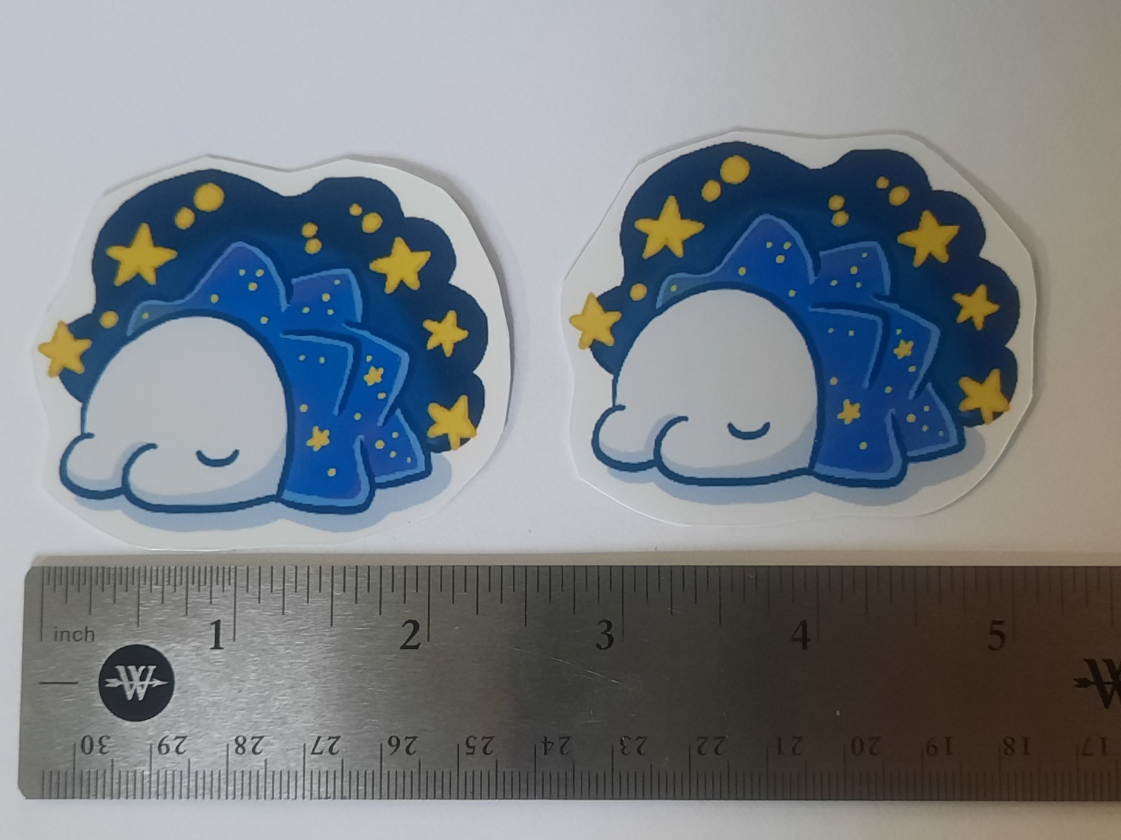 Sleepy Snom Sticker Hand Cut ~3" x 2" Jess-Sketch Original Cute Pokemon Sticker