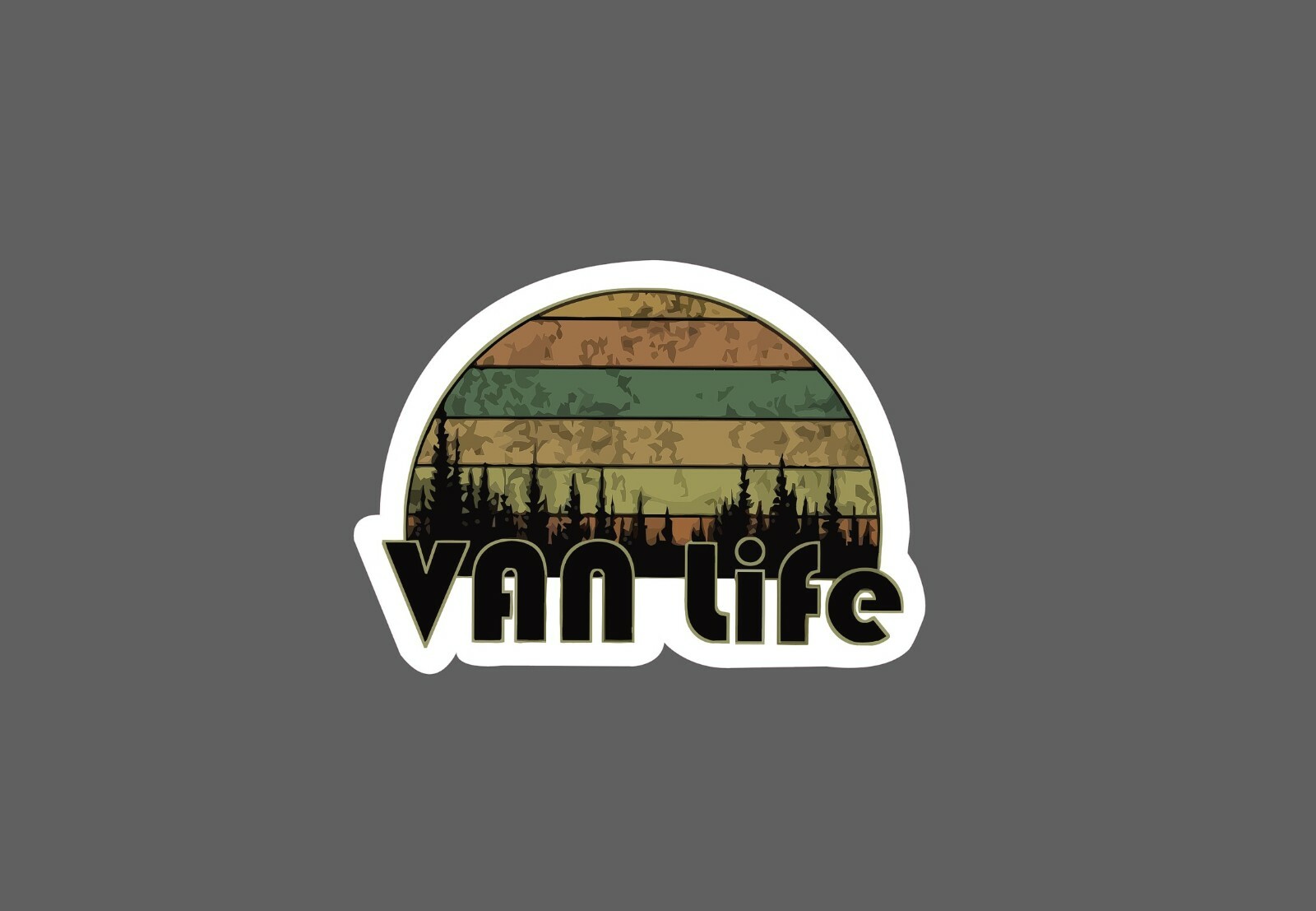 Van Life Sticker Travel Nature Waterproof – Buy Any 4 For $1.75 Each Storewide!