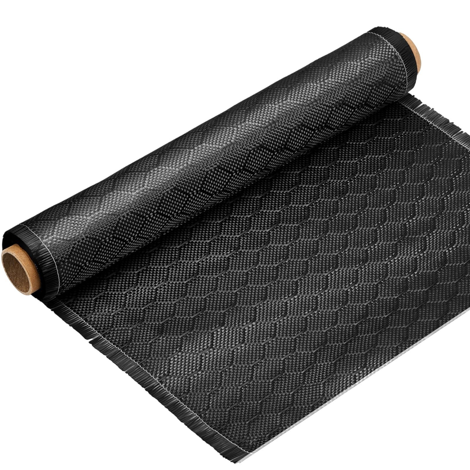 VitalCozy 10Ft x 12" Bee Hive Carbon Fiber Fabric Roll Sheet Carbon Fiber Clo…