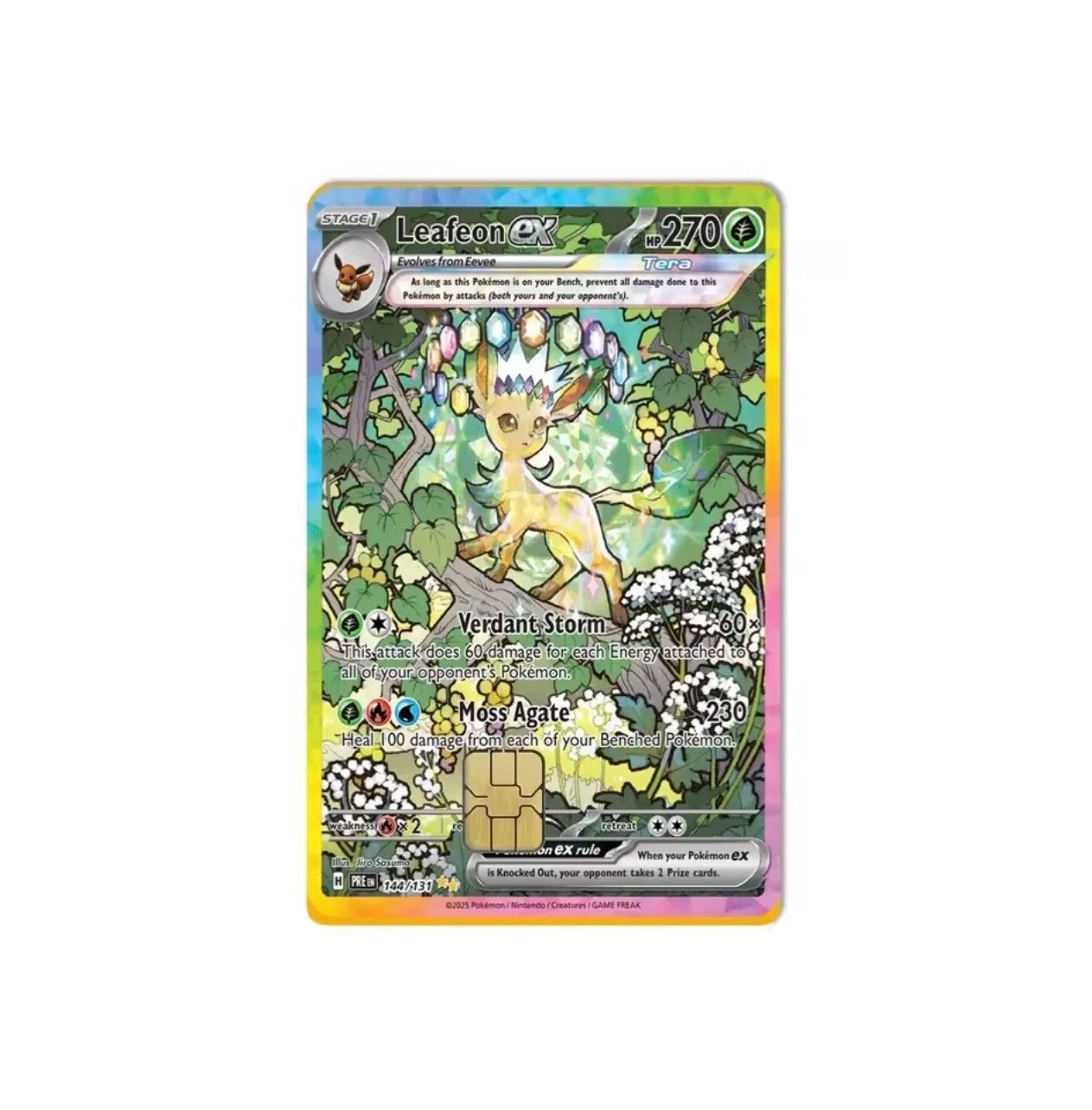 Pokemon EX Card Skin 7-Pack Variety Set Eevee Umbreon Sylveon Vinyl Card Decal