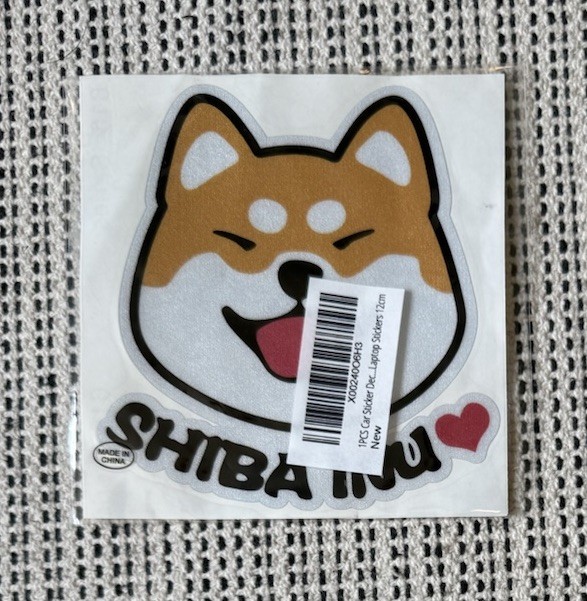 NEW 1Pcs Shiba Inu Cute Pet Dog Animal Decal Sticker Decor Car Laptop Window