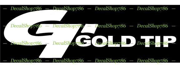 Gold Tip Arrows & Bowheads – Archery/Outdoor – Vinyl Die-Cut Peel N' Stick Decal