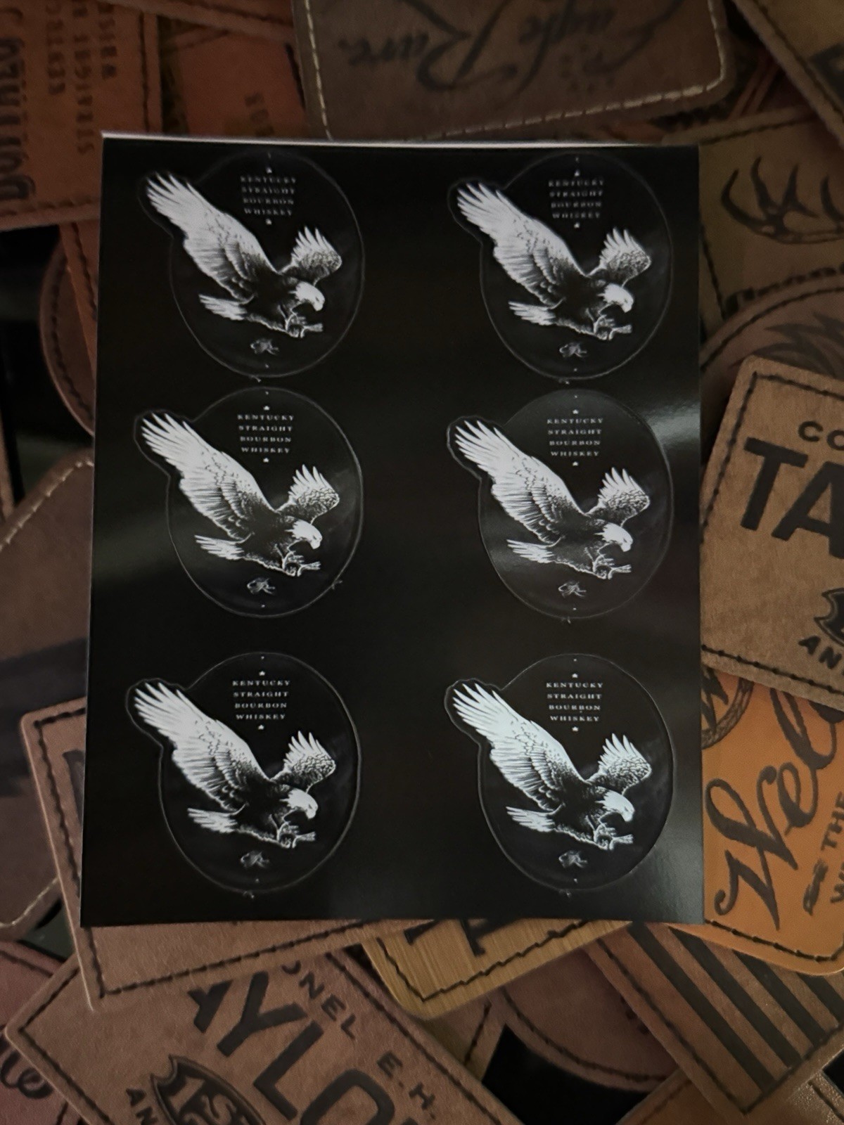 Eagle Rare Bourbon Mini labels – 6 Labels – Vinyl Bottle Label Stickers