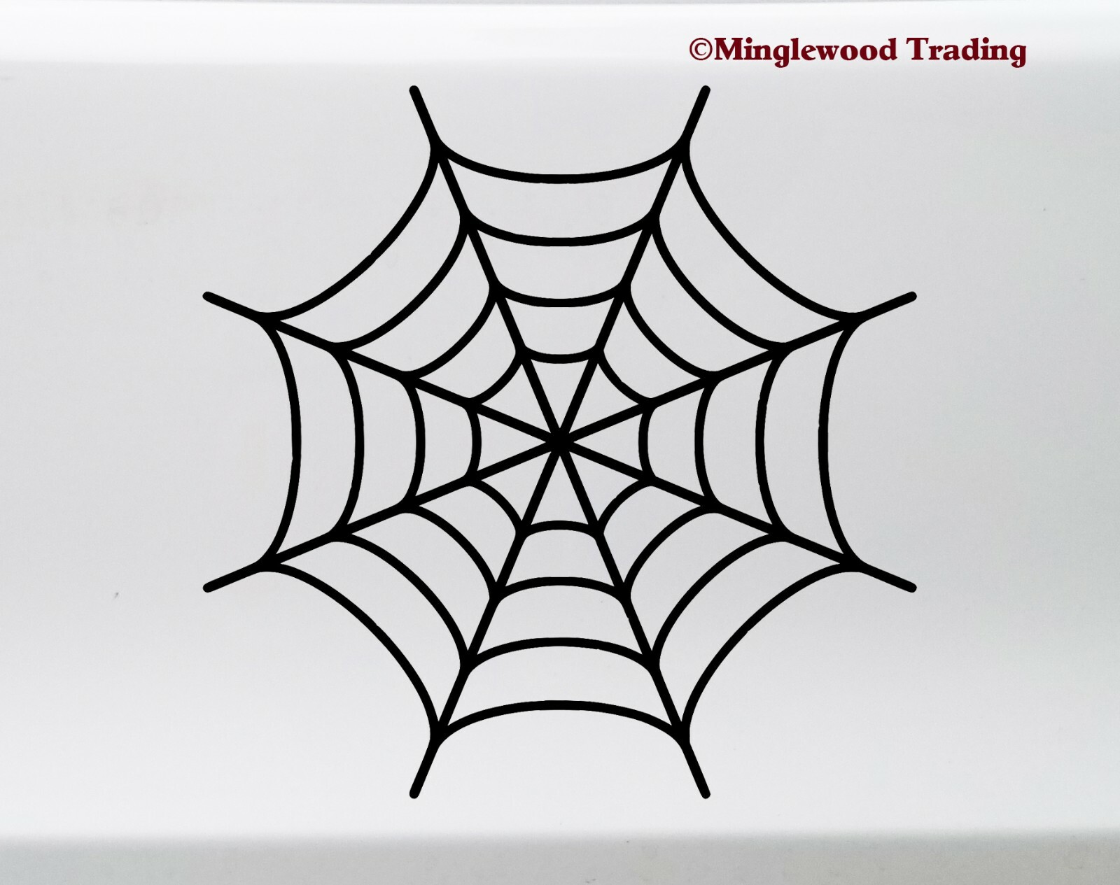 Spider's Web Vinyl Decal – Halloween Spooky Webbing – V1 Die Cut Sticker