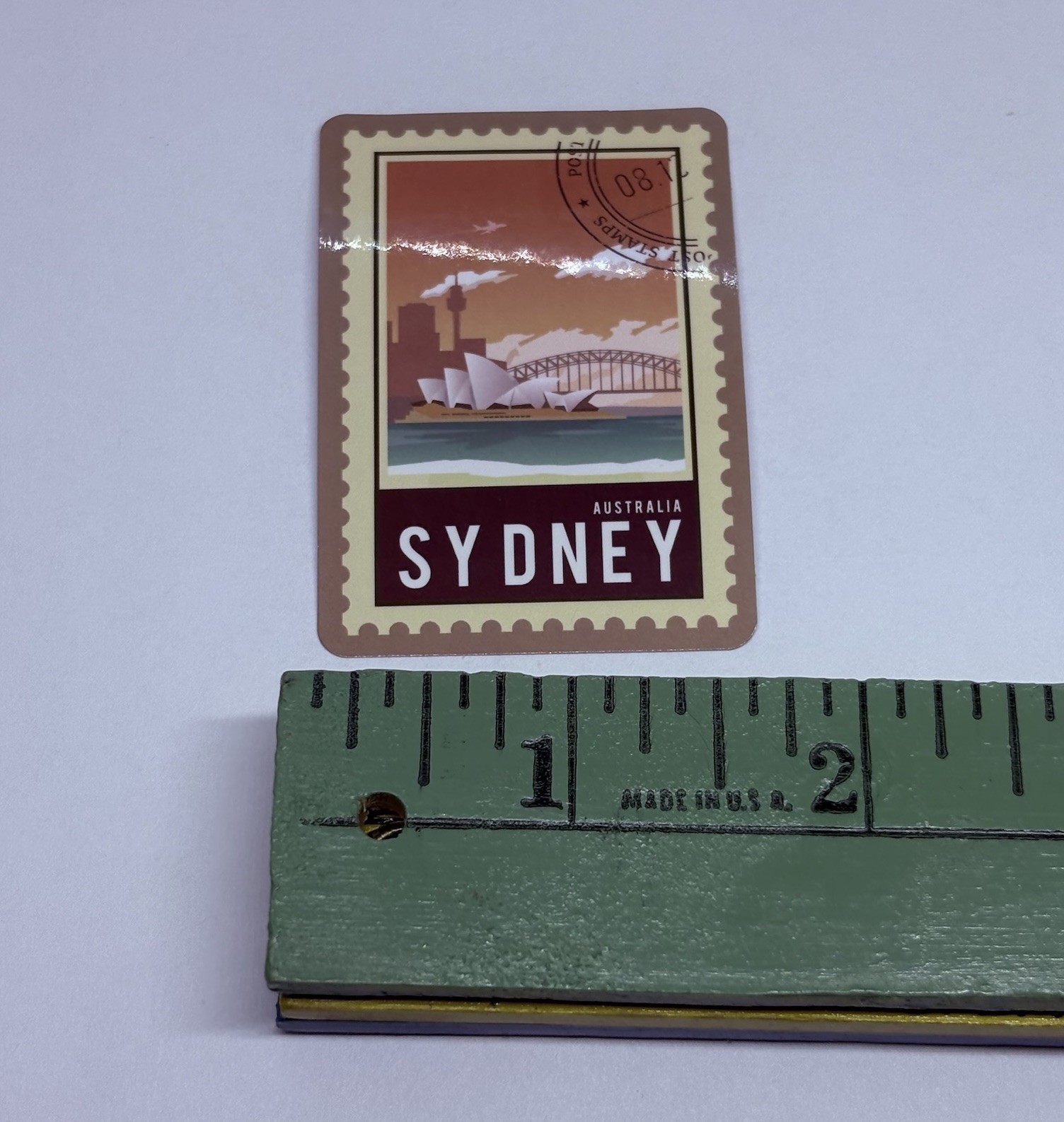 Sydney Australia Postage Stamp Novelty Sticker Vinyl Decal Travel Cool Art Tc9