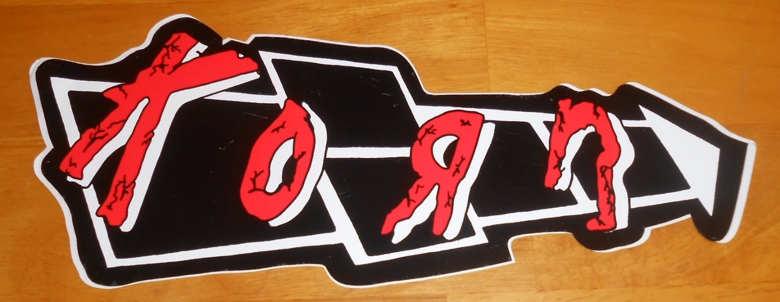 Korn Arrow Sticker Original Promo 11×5 LARGE RARE Tic Tac Toe