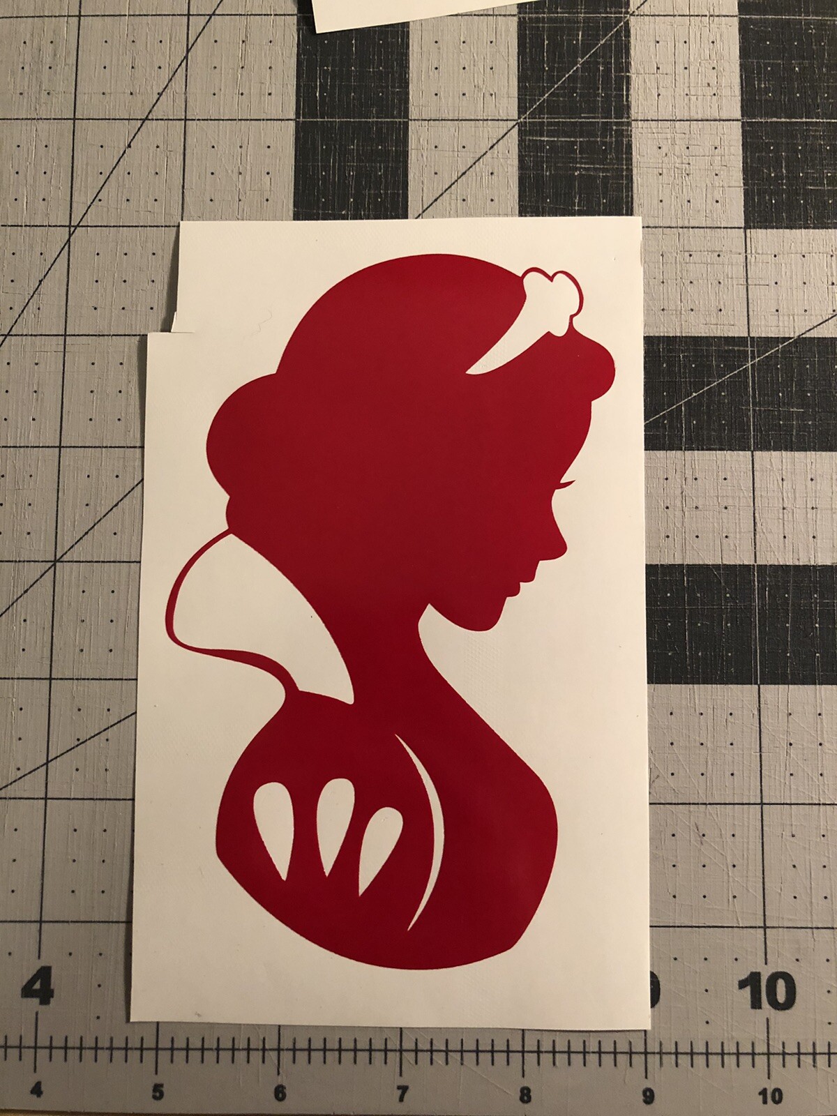 Vinyl Decal for Window – Snow White, Silhouette (Disney)