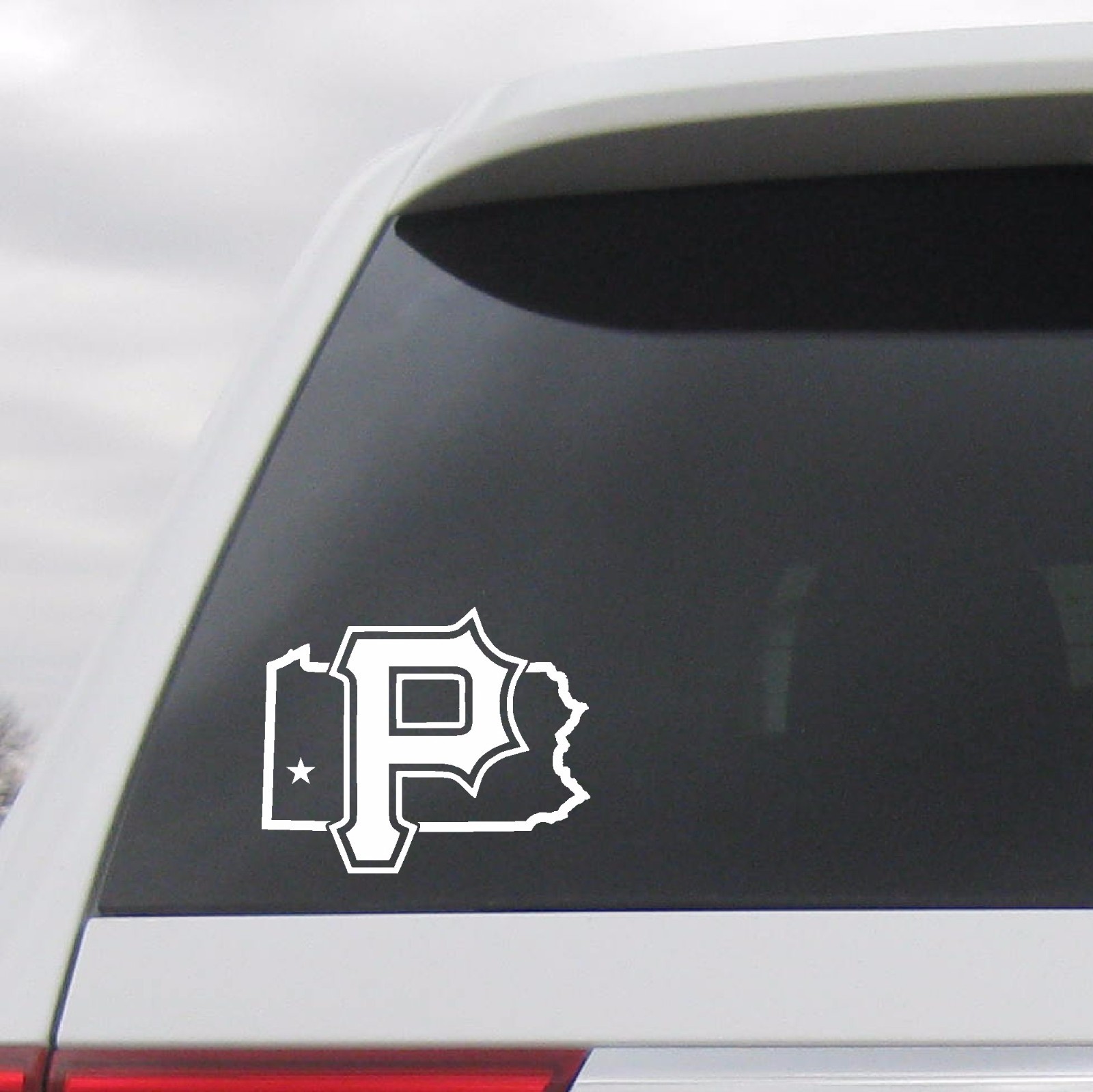 PITTSBURGH DECAL PIRATES PENNSYLVANIA STATE MAP VINYL STICKER WINDOW LAPTOP
