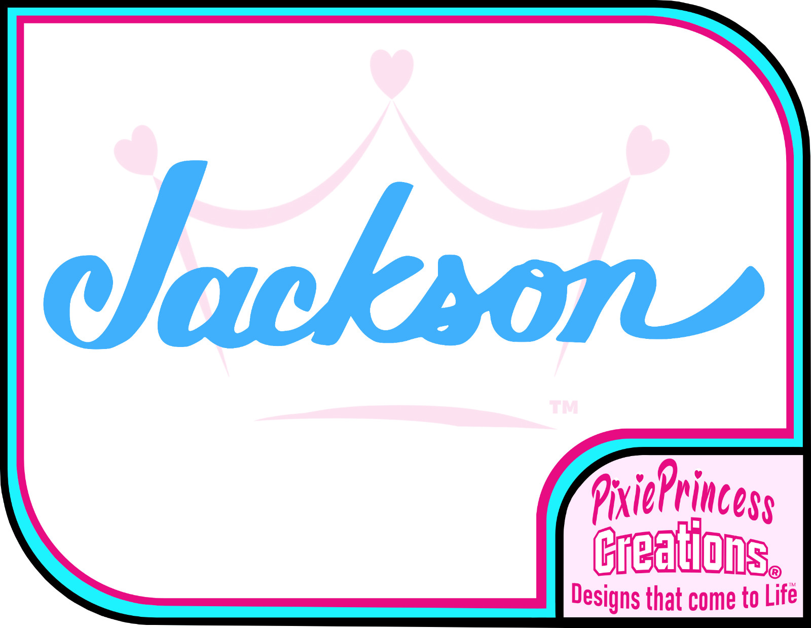 Jackson Guitar Bass Logo A Vinyl Sticker Amp Display Store Wall Window Music
