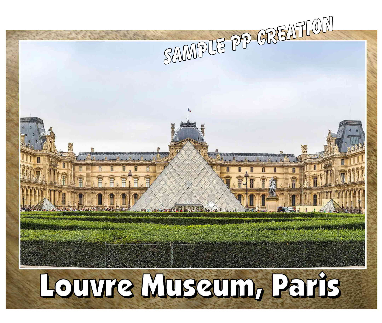 LOUVRE MUSEUM, PARIS photo fridge MAGNET 4 X 3 inches TRAVEL