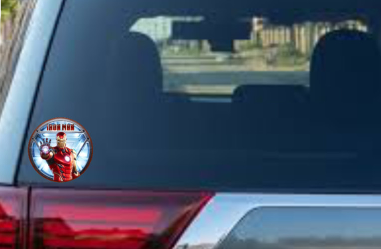 Avengers – Iron Man (2025) – 4" Vinyl Decal Car Cooler Laptop Truck Trailer Bar