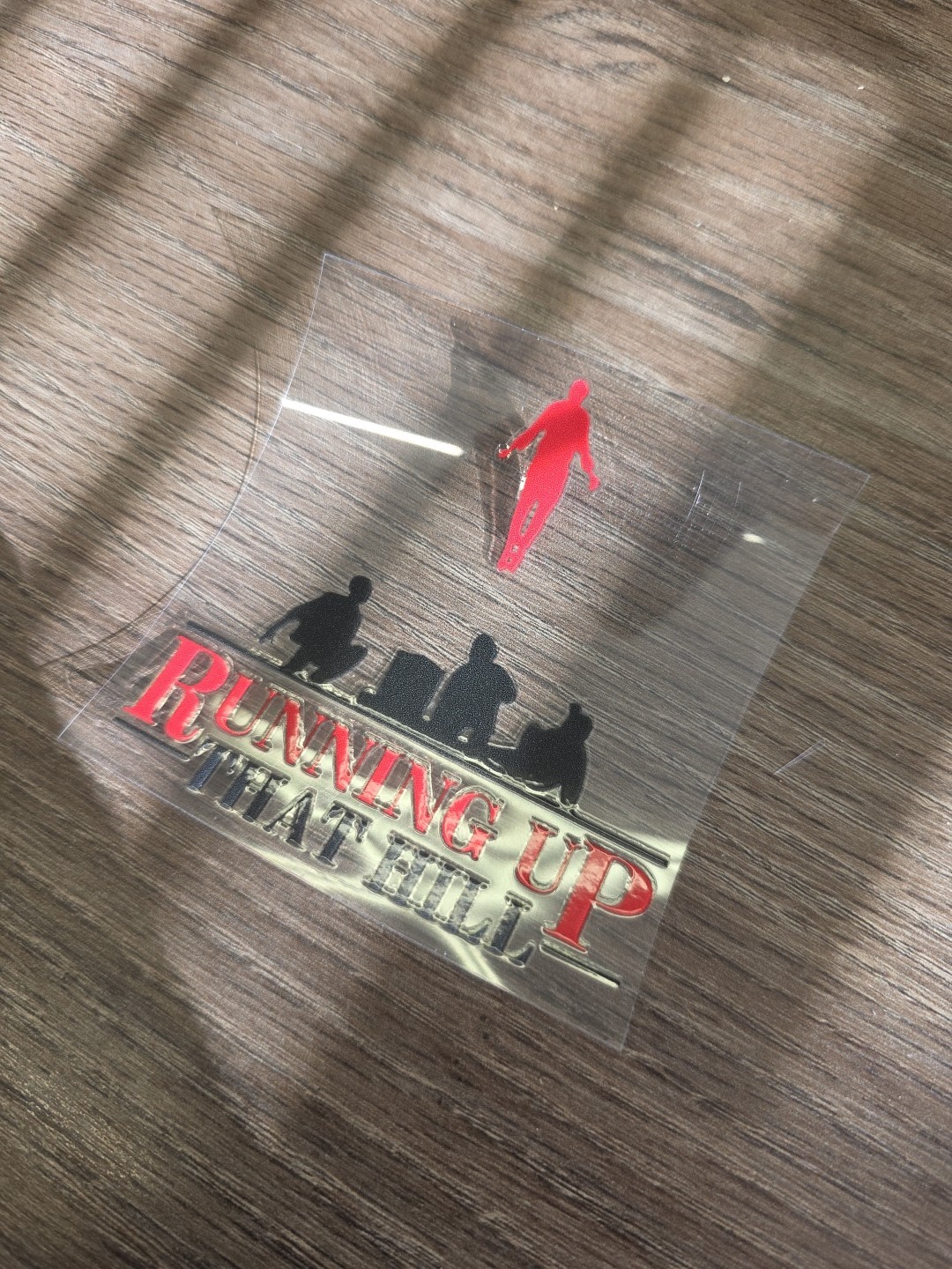 Max Red Stranger Things UV DTF Dcal Sticker Raised Waterproof USA
