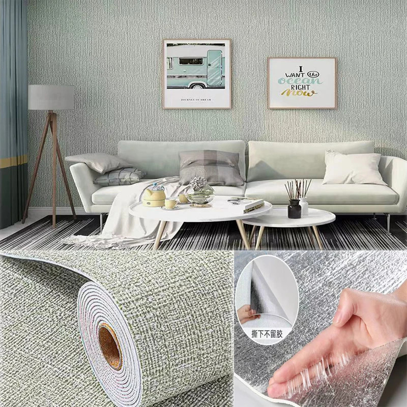 3D Wall Sticker Wallpaper Self-Adhesive Waterproof Wall Covering Panel for Livin