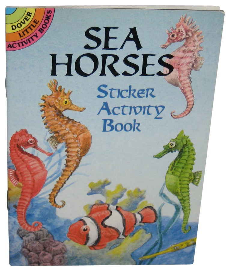 Sea Horses Steven James Petruccio (2001) Mini Dover Sticker Book – (17 Stickers)