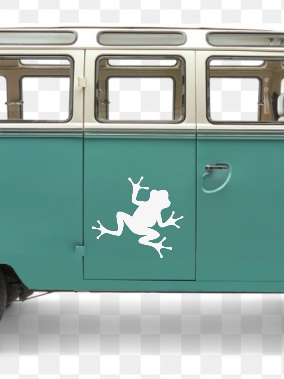 Frog design#3 Decal for car Windows Laptops most Smooth Surfaces