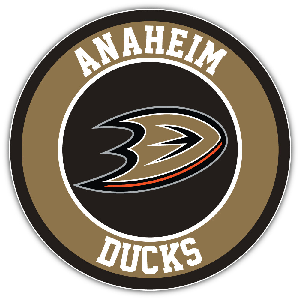 Anaheim Ducks Logo NHL Sport Car Bumper Sticker Decal "SIZES"