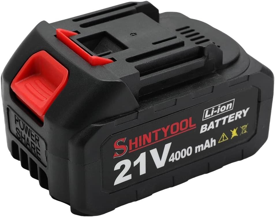 21v Lithium Battery – 4.0 Ah Battery with Charger Adapter Led Indicator Compatib