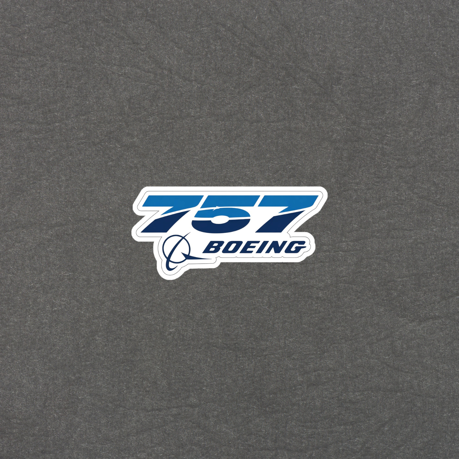757 Plane Sticker #6298