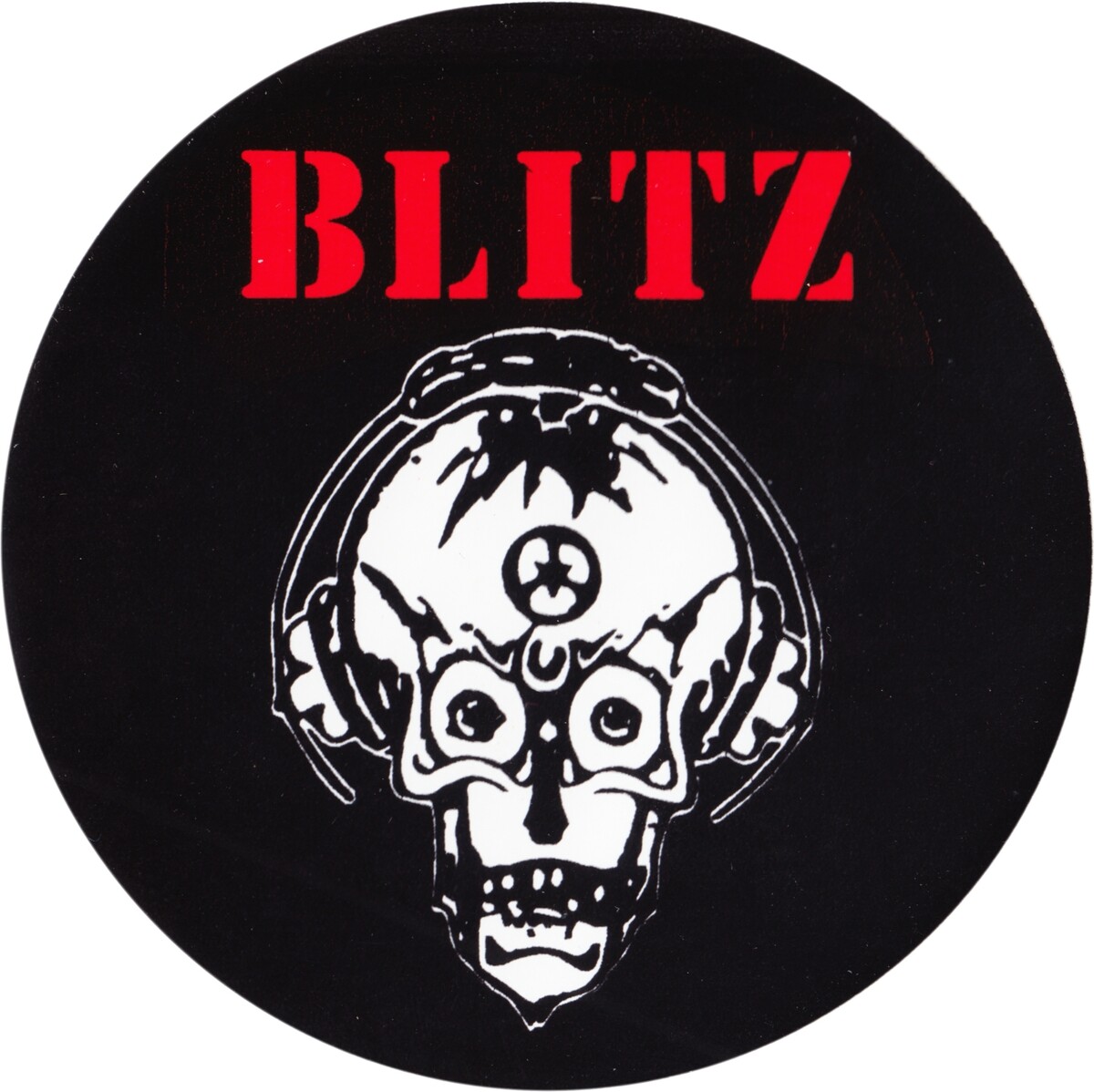 Sticker – Blitz Skull Logo Target Band Street Punk Rock Oi Music 3" Decal #11068