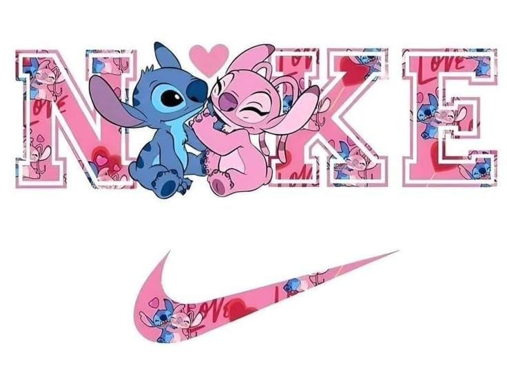 Stitch Nike Sticker Decal Laptop Wall Mirror Cup Tumblr Locker