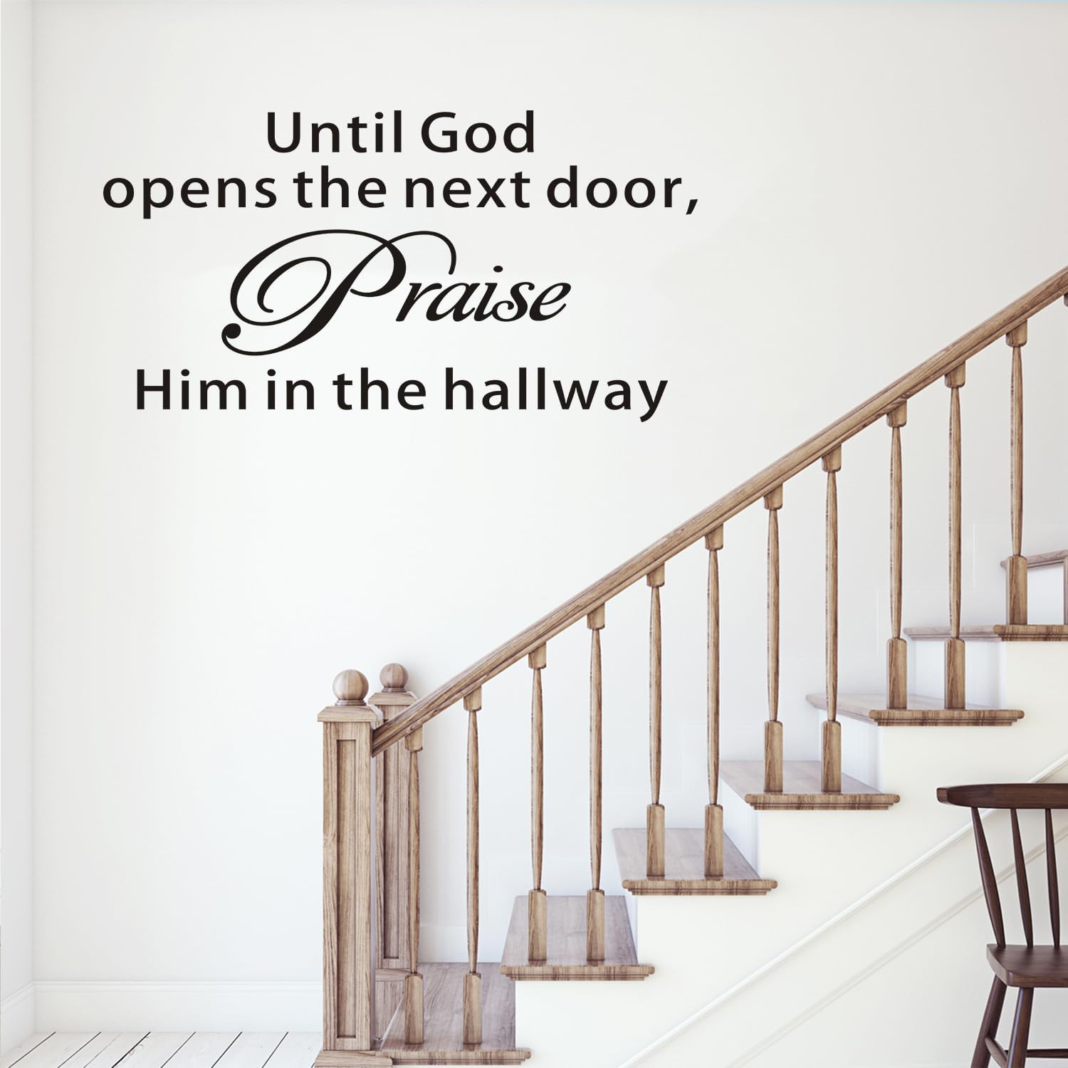 Bible Verse Wall Stickers for Bedroom: Christian Quotes Inspirational Vinyl Art