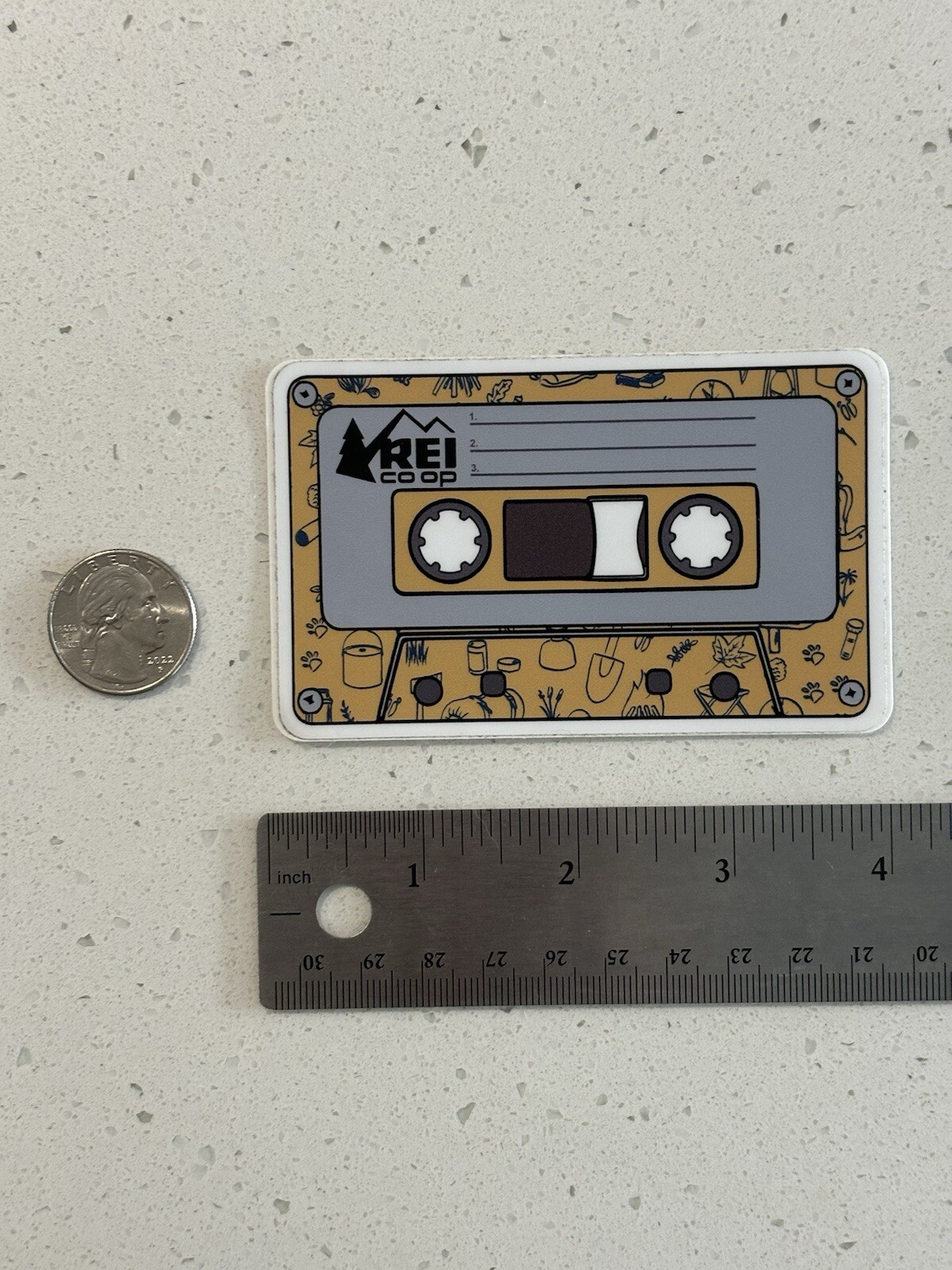 Rei Sticker Decal Vintage Cassette Tape